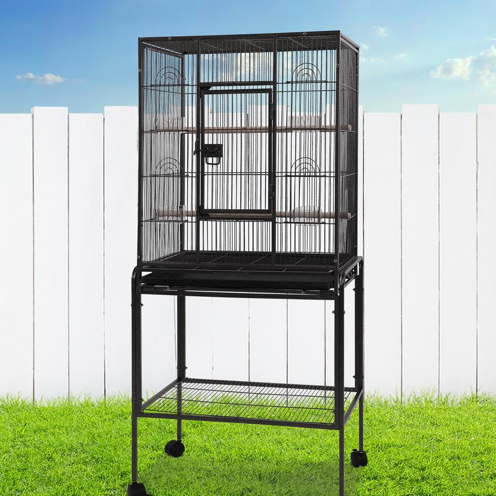 i.Pet Bird Cage Pet Cages Aviary 144CM Large Travel Stand Budgie