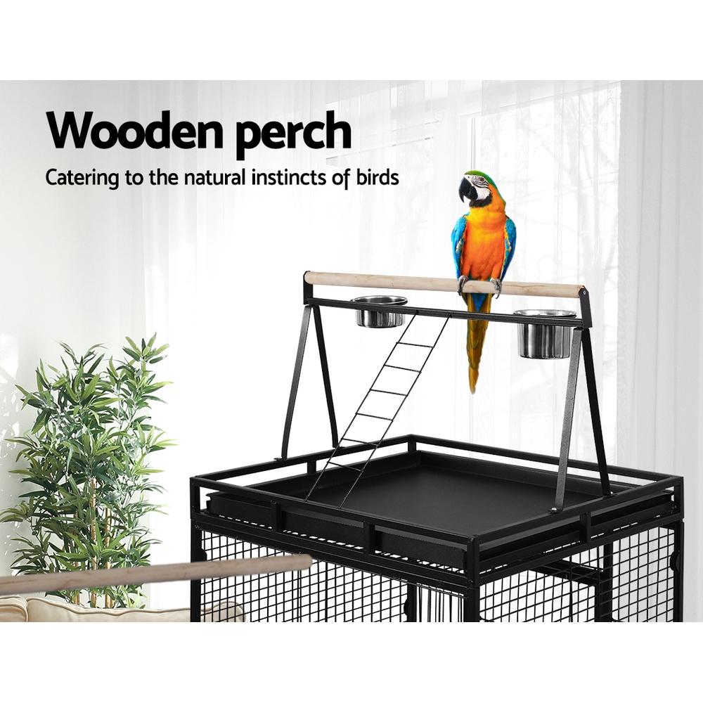 i.Pet Bird Cage Pet Cages Aviary 173CM Large Travel Stand Budgie