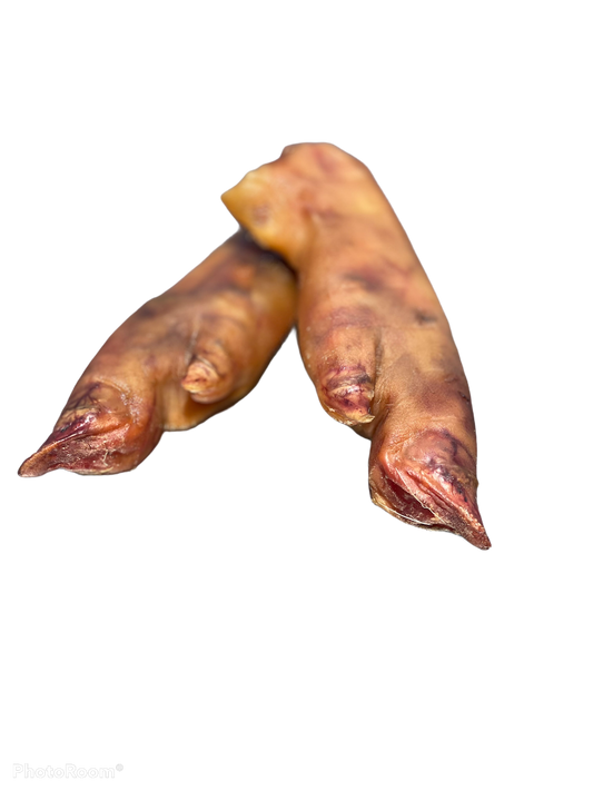 Single Ingredient Dehydrated Pig Feet Dog Chews-0