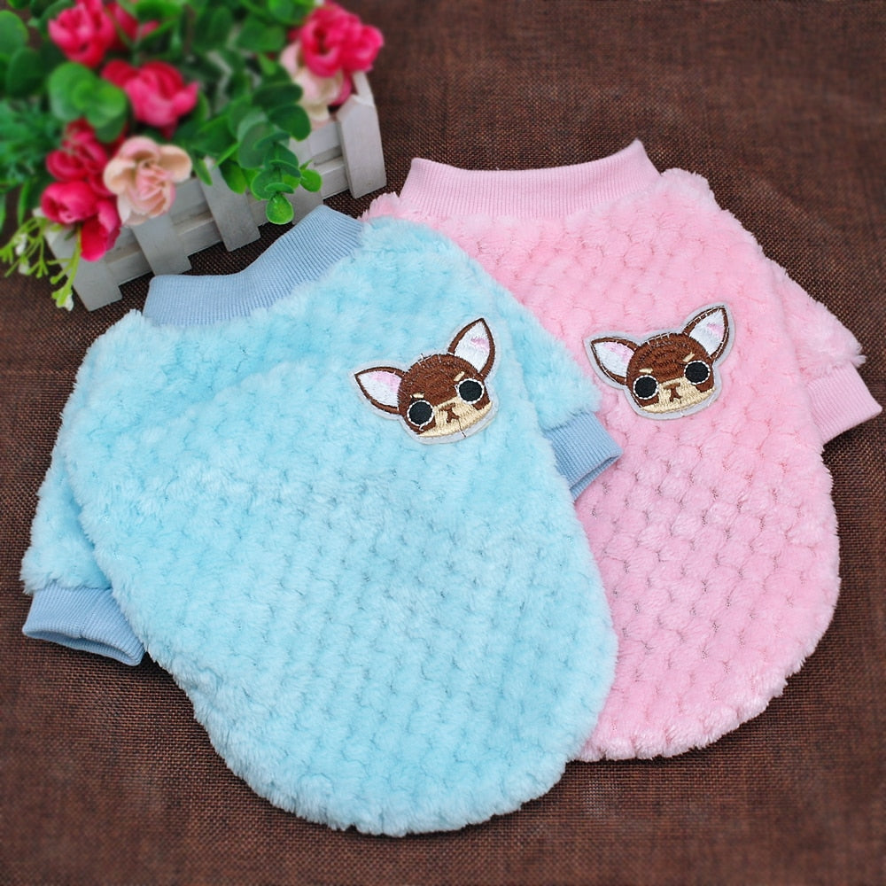 Puppy Dog Clothes Winter Warm Pet Cat Clothes