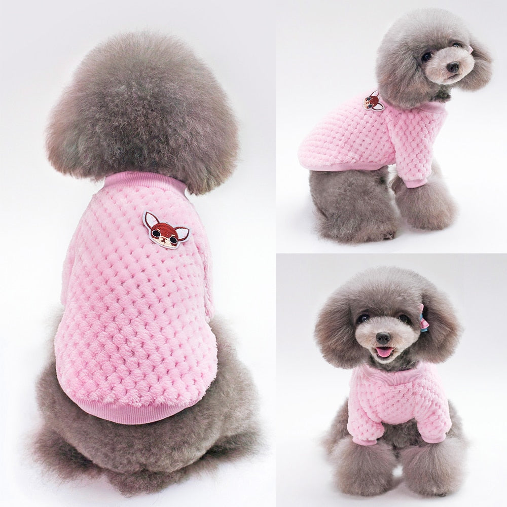 Puppy Dog Clothes Winter Warm Pet Cat Clothes