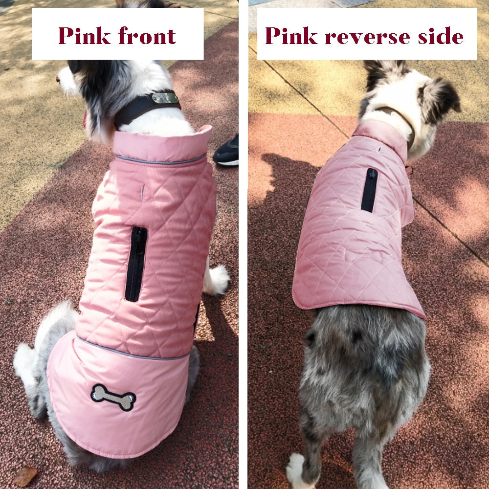 Reflective Dog Clothes Coat Winter Pet Clothing