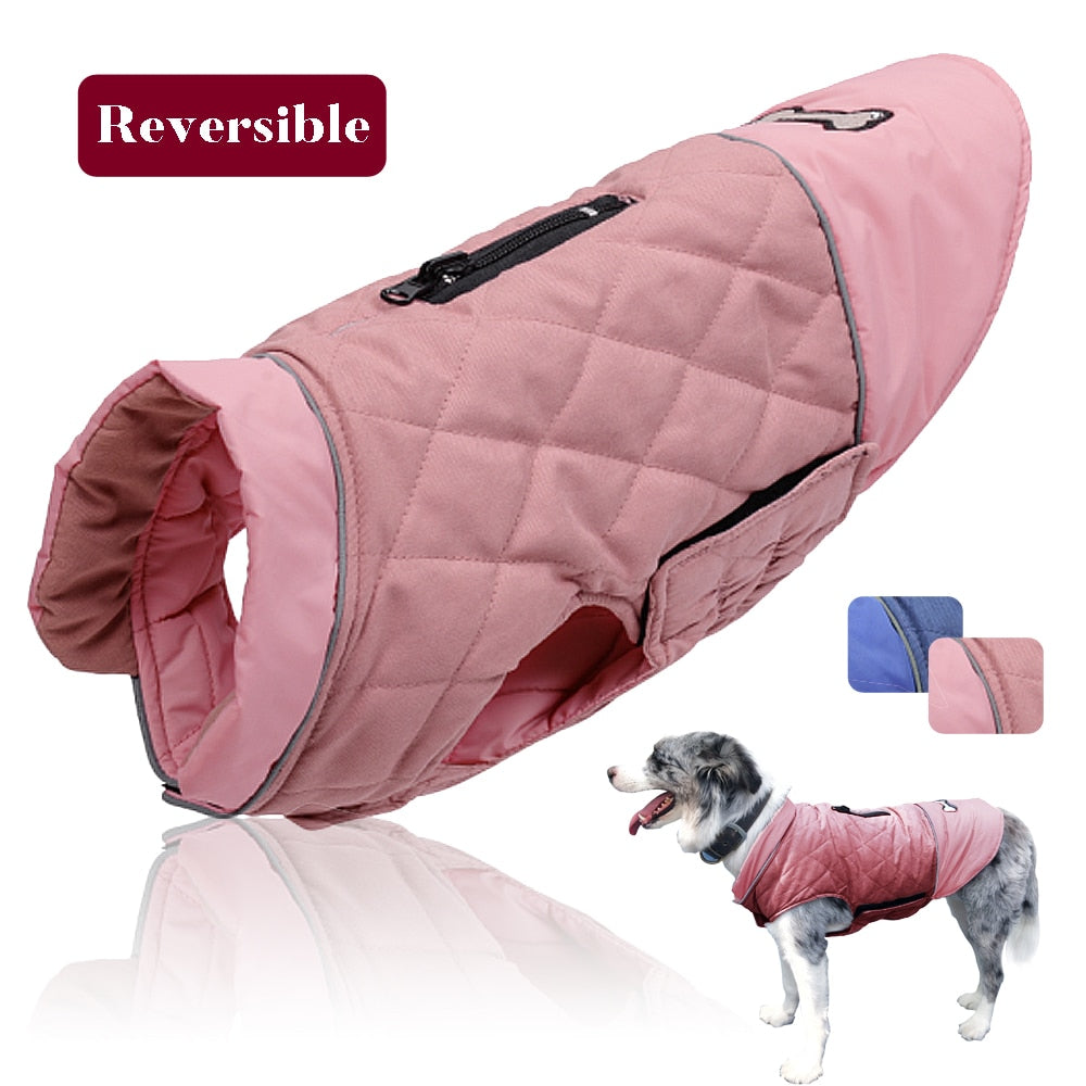 Reflective Dog Clothes Coat Winter Pet Clothing