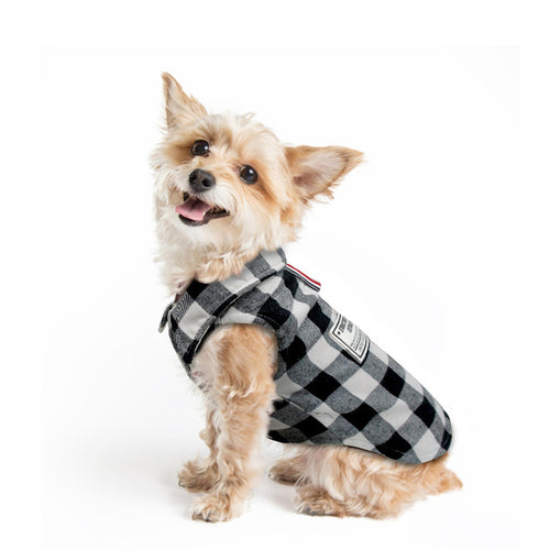 Warm Dog Clothes Coat British Style Pliad Pet