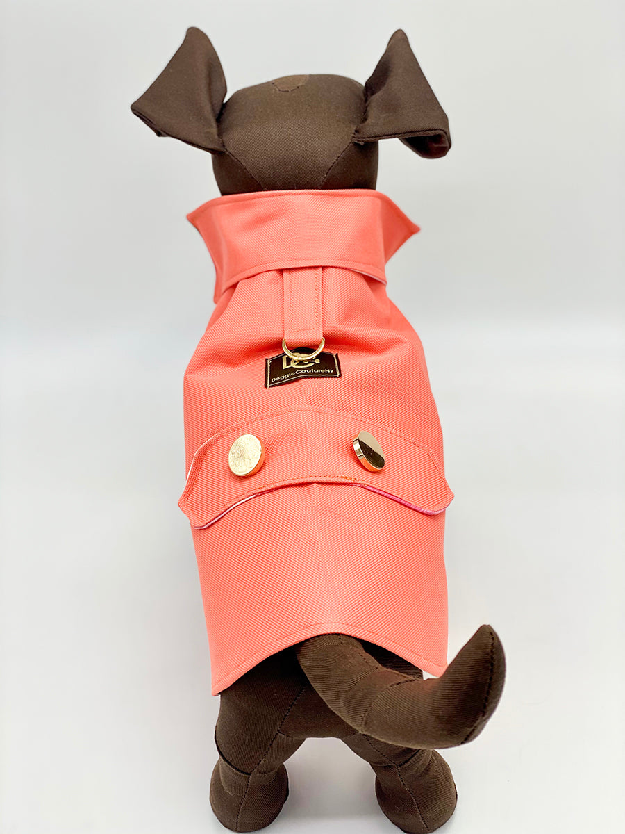 DCNY Coral Trench Coat With Peachskin Lining-4