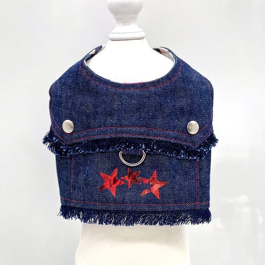 DCNY “Stars & Denim” Vest-Style Harness-0