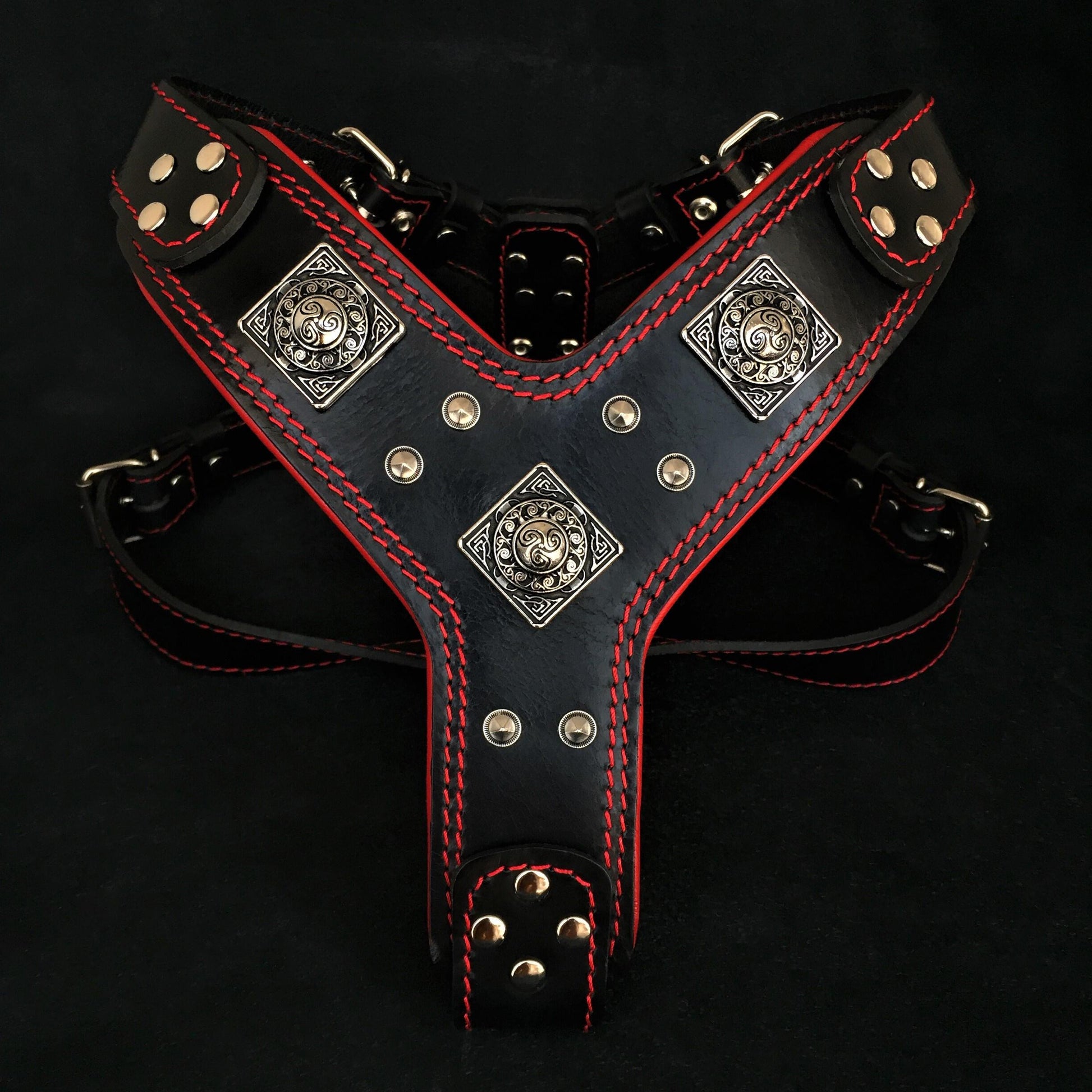 The "Eros" harness black & red-0