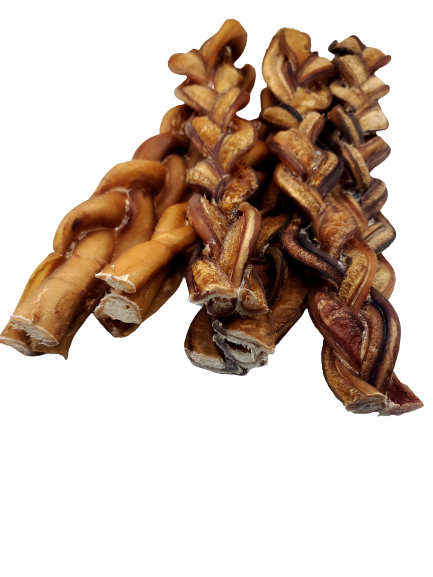 Braided Bully Stick – Low Odor – STANDARD - 12"