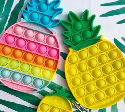 Jumbo Push Pop Fidget  Sensory Toy-Pineapple Collection-0