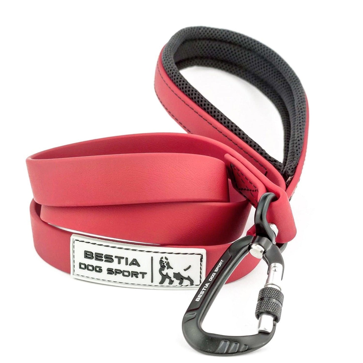 BESTIA DOG SPORT TACTICAL LEASH RED-2